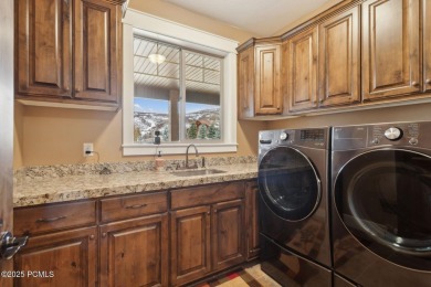 Discover refined mountain living in this stunning custom-built on Homestead Golf Club and Resort in Utah - for sale on GolfHomes.com, golf home, golf lot
