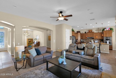 Experience the pinnacle of desert living in this impeccably on Estrella Mountain Ranch Golf Course in Arizona - for sale on GolfHomes.com, golf home, golf lot