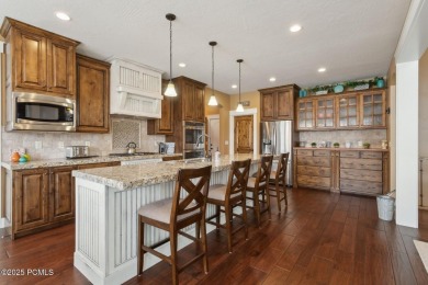 Discover refined mountain living in this stunning custom-built on Homestead Golf Club and Resort in Utah - for sale on GolfHomes.com, golf home, golf lot