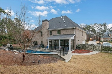 Vacation in your private back yard with this heated in-ground on Chapel Hills Golf and Country Club in Georgia - for sale on GolfHomes.com, golf home, golf lot