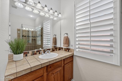 Stunning home, located within the gated Trilogy at Power Ranch on Trilogy Golf Club At Power Ranch in Arizona - for sale on GolfHomes.com, golf home, golf lot