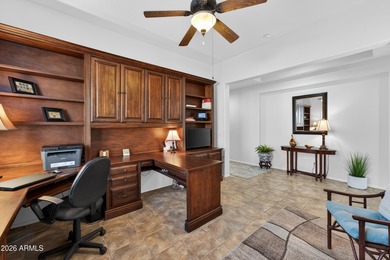 Stunning home, located within the gated Trilogy at Power Ranch on Trilogy Golf Club At Power Ranch in Arizona - for sale on GolfHomes.com, golf home, golf lot