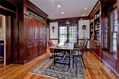 This stunning all-brick replica of the *Wythe* house is located on Fords Colony Country Club in Virginia - for sale on GolfHomes.com, golf home, golf lot