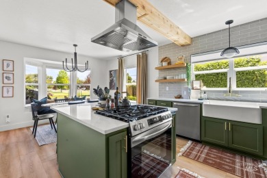 All furnishings are included as well as the jacuzzi and patio on Fairview Golf Course in Idaho - for sale on GolfHomes.com, golf home, golf lot