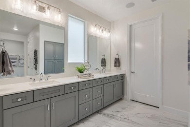 This popular Aubrey floor plan  is located on a quiet street on Wildhorse Golf Club of Robson Ranch in Texas - for sale on GolfHomes.com, golf home, golf lot