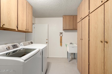 Desert retreat living at its finest in the vibrant active adult on Sun City Riverview Golf Course in Arizona - for sale on GolfHomes.com, golf home, golf lot