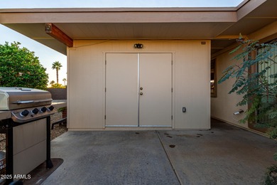 Desert retreat living at its finest in the vibrant active adult on Sun City Riverview Golf Course in Arizona - for sale on GolfHomes.com, golf home, golf lot