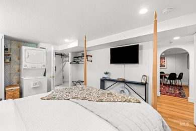 All furnishings are included as well as the jacuzzi and patio on Fairview Golf Course in Idaho - for sale on GolfHomes.com, golf home, golf lot