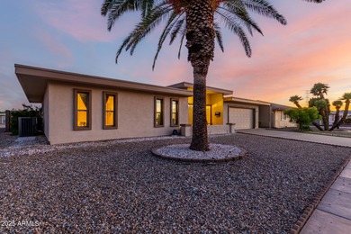 Desert retreat living at its finest in the vibrant active adult on Sun City Riverview Golf Course in Arizona - for sale on GolfHomes.com, golf home, golf lot