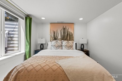 All furnishings are included as well as the jacuzzi and patio on Fairview Golf Course in Idaho - for sale on GolfHomes.com, golf home, golf lot