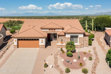 Welcome to this spectacular golf course home with stack stone on Quail Creek Country Club - Coyote in Arizona - for sale on GolfHomes.com, golf home, golf lot