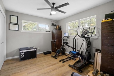 Beautiful remodeled home that backs up to the Tunnel Vision Bike on Bella Vista Country Club and Golf Course in Arkansas - for sale on GolfHomes.com, golf home, golf lot
