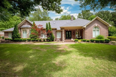This stunning custom home on the prestigious Founder's Course of on Chenal Country Club - Bear Den Mountain in Arkansas - for sale on GolfHomes.com, golf home, golf lot