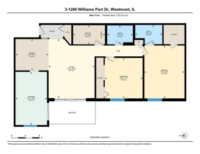 Your move-in ready 2nd floor, 2-bedroom, 2-bath condo is located on Green Meadows Golf Club in Illinois - for sale on GolfHomes.com, golf home, golf lot