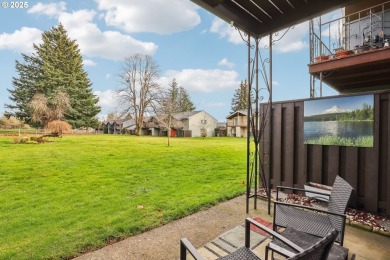 Enjoy golf course views from the patio or the deck in this on Gresham Golf Course in Oregon - for sale on GolfHomes.com, golf home, golf lot