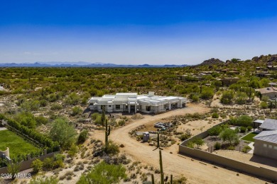 Luxurious custom estate on a prime 1-acre lot in northeast on Whisper Rock Golf Club  in Arizona - for sale on GolfHomes.com, golf home, golf lot