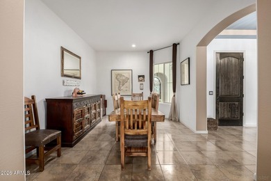 LOOKING FOR AN ACTIVE LIFESTYLE? This charming front courtyard on Poston Butte Golf Club in Arizona - for sale on GolfHomes.com, golf home, golf lot