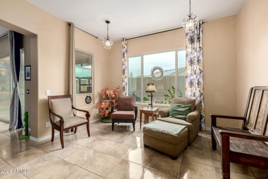 LOOKING FOR AN ACTIVE LIFESTYLE? This charming front courtyard on Poston Butte Golf Club in Arizona - for sale on GolfHomes.com, golf home, golf lot