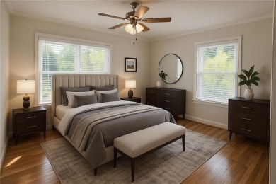 No HOA - Discover the perfect blend of contemporary elegance and on Charlie Yates Golf Course in Georgia - for sale on GolfHomes.com, golf home, golf lot