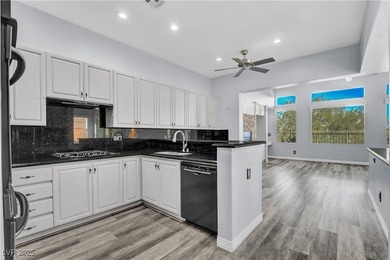 Welcome to this single-story residence located behind the gates on Red Rock Country Club in Nevada - for sale on GolfHomes.com, golf home, golf lot