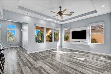 Welcome to this single-story residence located behind the gates on Red Rock Country Club in Nevada - for sale on GolfHomes.com, golf home, golf lot