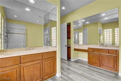 Welcome to this single-story residence located behind the gates on Red Rock Country Club in Nevada - for sale on GolfHomes.com, golf home, golf lot