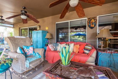 Gorgeous golf course lot home for sale! Be greeted by a low-care on Eagles Nest at Pebble Creek in Arizona - for sale on GolfHomes.com, golf home, golf lot