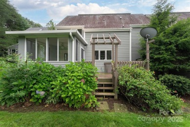 You must see this light-filled, two-story end unit condo at The on Black Mountain Golf Course in North Carolina - for sale on GolfHomes.com, golf home, golf lot