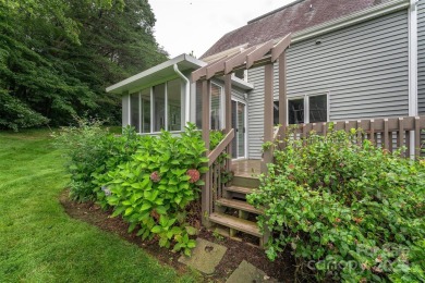 You must see this light-filled, two-story end unit condo at The on Black Mountain Golf Course in North Carolina - for sale on GolfHomes.com, golf home, golf lot