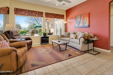 Charming home in the sought-after Verde Santa Fe 55+ community on  in Arizona - for sale on GolfHomes.com, golf home, golf lot
