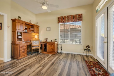 Charming home in the sought-after Verde Santa Fe 55+ community on  in Arizona - for sale on GolfHomes.com, golf home, golf lot