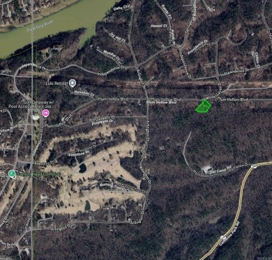 Great 1 acre buildable lot in beautiful Diamondhead community on Diamondhead Golf and Country Club in Arkansas - for sale on GolfHomes.com, golf home, golf lot