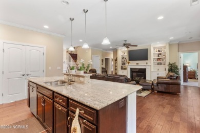 Step into luxury with this stunning 4-bedroom, 3-bathroom on Compass Pointe Golf Course in North Carolina - for sale on GolfHomes.com, golf home, golf lot