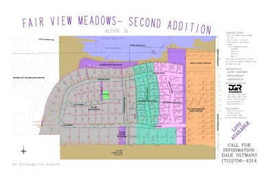 Updated lot information and maps attached!! Are you thinking of on Sioux Golf and Country Club in Iowa - for sale on GolfHomes.com, golf home, golf lot