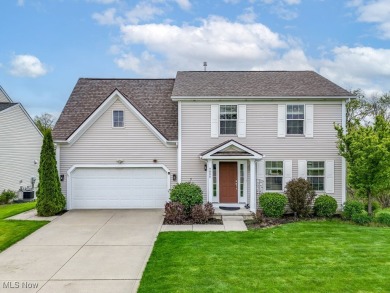 Discover this well-maintained 4 bed, 2 full/2 half bath colonial on Boulder Creek Golf Club in Ohio - for sale on GolfHomes.com, golf home, golf lot