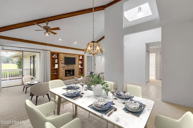 Take in peaceful golf course views from this inviting 2 bedroom on Sugar Mill Country Club in Florida - for sale on GolfHomes.com, golf home, golf lot