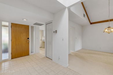 Take in peaceful golf course views from this inviting 2 bedroom on Sugar Mill Country Club in Florida - for sale on GolfHomes.com, golf home, golf lot