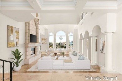 This stunning 6,918 sq ft custom home offers unparalleled luxury on  in Nevada - for sale on GolfHomes.com, golf home, golf lot