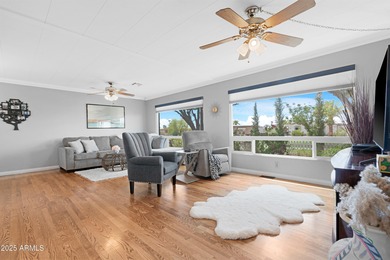 Welcome to Sun Lakes! This charming 2-bedroom, 2-bath home in on Sun Lakes Country Club in Arizona - for sale on GolfHomes.com, golf home, golf lot