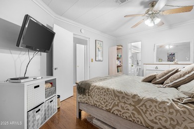 Welcome to Sun Lakes! This charming 2-bedroom, 2-bath home in on Sun Lakes Country Club in Arizona - for sale on GolfHomes.com, golf home, golf lot