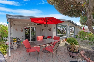 Welcome to Sun Lakes! This charming 2-bedroom, 2-bath home in on Sun Lakes Country Club in Arizona - for sale on GolfHomes.com, golf home, golf lot