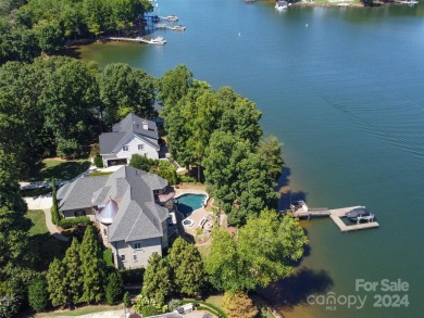 Spectacular Lake Norman Estate with over 140' of shoreline on Trump National Golf Club Charlotte in North Carolina - for sale on GolfHomes.com, golf home, golf lot