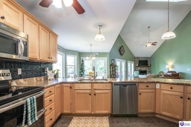 Lakefront Living at Its Finest! This stunning ranch-style home on Doe Valley Country Club in Kentucky - for sale on GolfHomes.com, golf home, golf lot