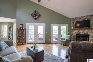 Lakefront Living at Its Finest! This stunning ranch-style home on Doe Valley Country Club in Kentucky - for sale on GolfHomes.com, golf home, golf lot
