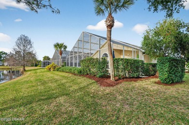 LAKEFRONT fountain views set the tone for this exceptional POOL on Plantation Bay Golf and Country Club in Florida - for sale on GolfHomes.com, golf home, golf lot
