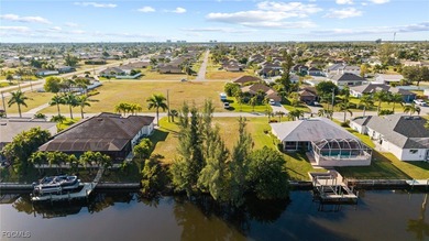 BUILD a custom waterfront pool Home on this oversized Gulf on Royal Tee Country Club in Florida - for sale on GolfHomes.com, golf home, golf lot