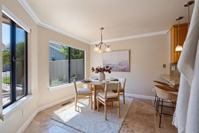 Light-filled townhouse featuring a kitchen with granite counters on Ridgemark Golf and Country Club in California - for sale on GolfHomes.com, golf home, golf lot