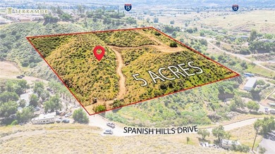 Perched atop a scenic hillside in the highly desirable Temescal on Glen Ivy Golf Club in California - for sale on GolfHomes.com, golf home, golf lot