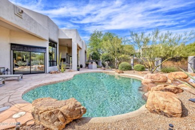 IMMEDIATE GOLF MEMBERSHIP AT CLOSE OF ESCROW.  Soft contemporary on Desert Highlands Golf Club in Arizona - for sale on GolfHomes.com, golf home, golf lot