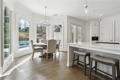 Stunning 9,900 sq ft custom estate located in a prestigious on Echelon Golf Club in Georgia - for sale on GolfHomes.com, golf home, golf lot